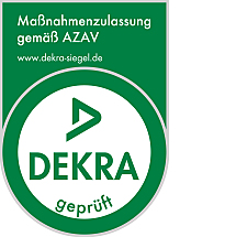 DEKRA-Siegel für Träger gemäß Akkreditierungs- und Zulassungsverordnung Arbeitsförderung